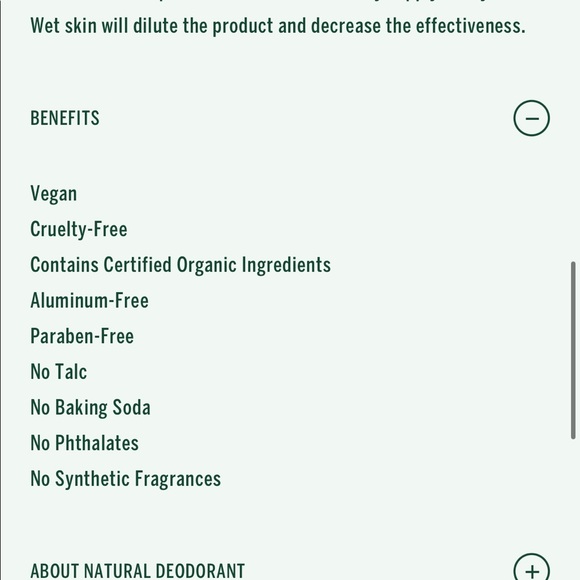 SOLD OUT Corpus Natural deodorant California - Picture 5 of 5